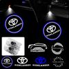 2 шт. Для Toyota Highlander 2007-2021, Светодиодная подсветка дверей при приветствии, Проекционный свет, Напольный свет, Предупреждающий свет двери