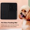 Коврик для вылизывания для кошек, коврик для вылизывания для собак, забавный медленный кормушка с присосками, нескользящий для собак