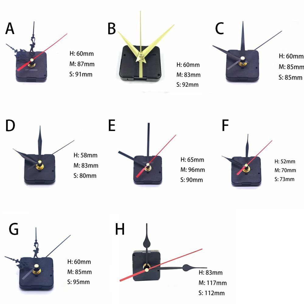 Accurate Silent Hanging Quartz Repair Large Clock Parts Clock Movement with Needles Repair Parts
