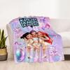 K-pop Demon Hunters Blanket Comfortable Suitable for Bedding Office Livingroom Four Seasons Universal Stylish Decor