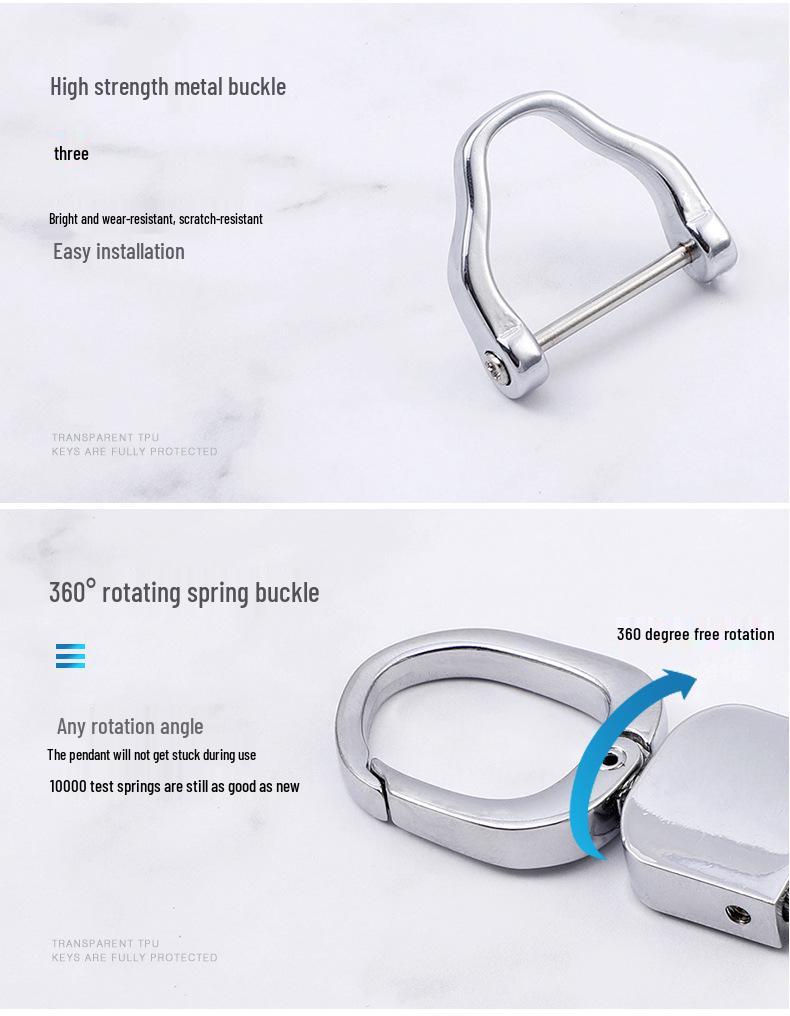 Чехол для ключа Volkswagen для Lavida, Bora, Tiguan, Santana, Sagitar, Lamando, Jetta - Получехол с пряжкой