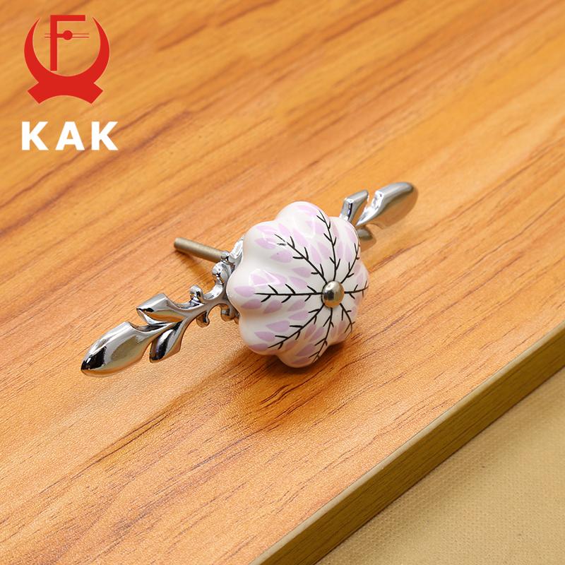 KAK 41 мм Сине-белый фарфоровый керамический ручка и ручки для шкафа KAK, кухонные ручки, ручки для ящиков, ручка и ручки для мебели