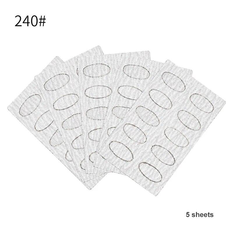 Толкатель для кутикулы ногтей, самоклеящаяся песчаная пилка для обрезки ногтей, набор наждачной бумаги для предварительной полировки, инструмент для маникюра