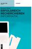 Книга Erfolgreich Recherchieren - Informatik