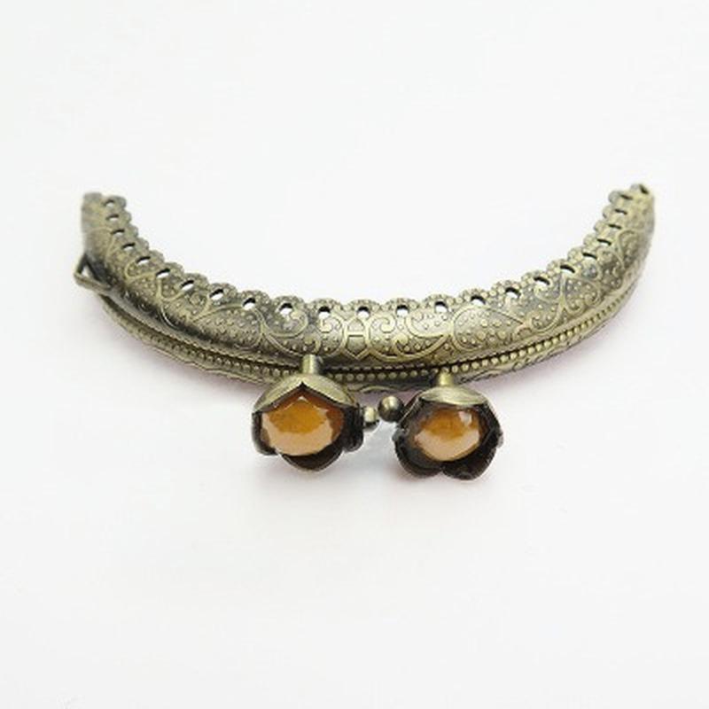 8,5 см DIY винтажное тиснение головы кошелек для монет рамка металлическая застежка клатч детали сумки DIY аксессуары для кошелька