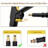 2100 PSI Trigger Gun Kit, Pistol Grip With Rotary Lance, High Pressure Gun For Karcher Quick Hose System K2 K3 K4 K5 K7