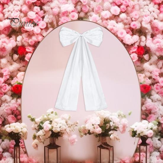 Большой атласный бант, украшение для дня рождения, декор для комнаты, гигантский настенный бант для детского душа, девичника, выпускного, свадьбы, девичника