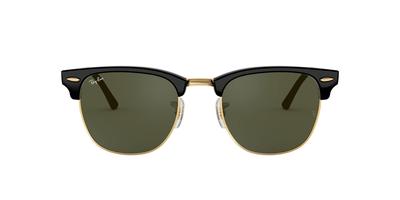 Ray-Ban Солнцезащитные очки CLUBMASTER RB3016 Черный/Золотой W0365 49мм Официальный товар