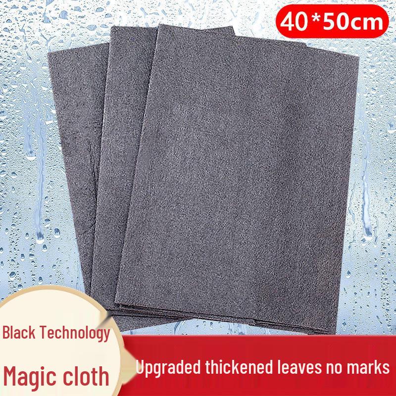 Премиальная безворсовая волшебная ткань для автомобильных стекол, зеркал и домашней работы – Впитывающая, текстура куриной кожи