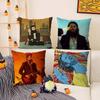 Наволочка для подушки Father J-John Misty Домашняя Подушка для спинки стула в общежитии Короткий плюш Двусторонняя печать Офис Время для сна Чехол для подушки