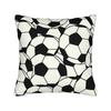 Soccer Football Print Pillow Cover  Comfy Cushion Cover Funny Pillow Case For Chair Sofa Home Decor