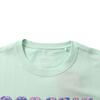 Li Ning Badfive Letter Print Sports Crew Neck T Shirt Men Tops Water-Wave-Green AHSR473-5