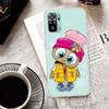 Милый чехол с совой и сердечками для влюбленных для Xiaomi Redmi Note 14 13 12S 12 11 Pro Plus Чехол для телефона 11S 10S 10 11E 11T 14Pro 13Pro Печатный Coque