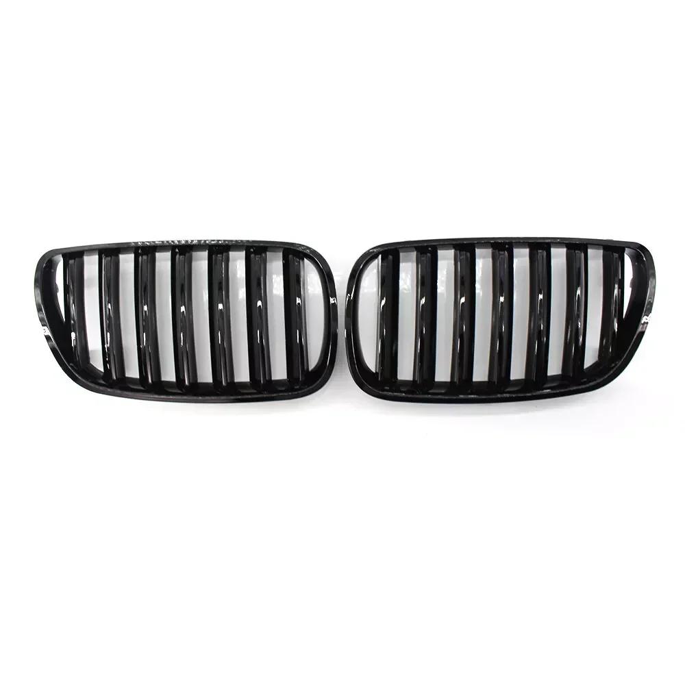 For BMW X3 E83 2007 2008 2009 2010 Car Grille Front Bumper Kidney Racing Grill Black 51113420087 51113420088 Accessories Parts