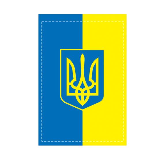 12" x 18" флаг Украины двухсторонний патриотический украинский национальный баннер украшение наружная подвесная табличка для сада балкон настенный декор