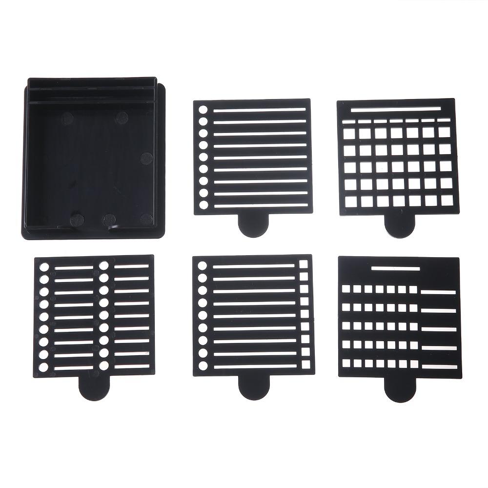Sticky Note Organizer Sticky Note Stencil Sticky Note Storage Box for 3x3 Self-Sticky Note Pads