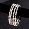 Fashion Big Rhinestone Silver Gold Ear Stud Dangle Jewelry Drop Earrings Crystal Hoop Earrings