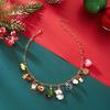 Christmas Tree Bells Pendant Bracelet For Women Trendy Elks Snowflakes Gifts Cane Star Zircon Chain Festival Party Jewelry Gift
