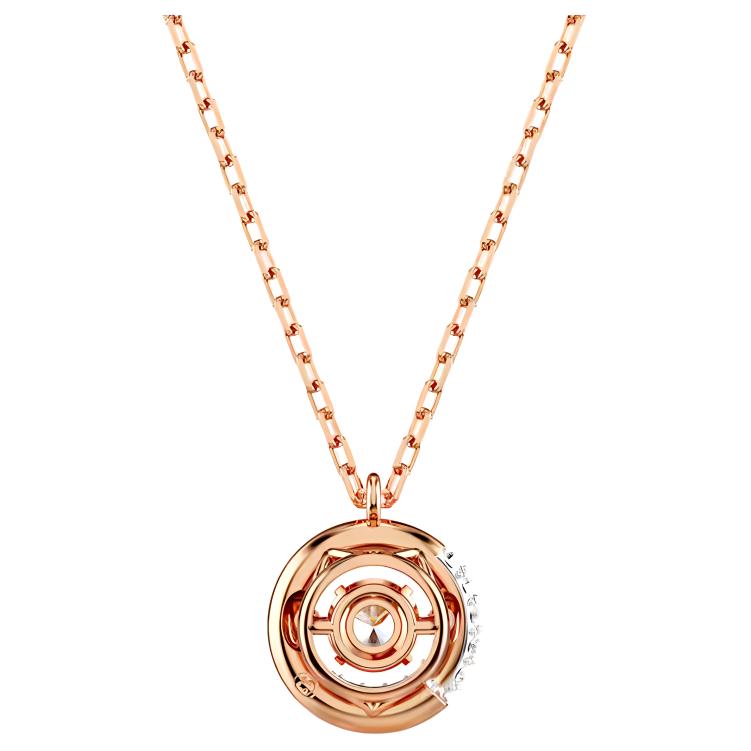 Swarovski Dextera Hollow Design Cubic Zirconia Imitation Crystal Necklace Women necklace Rose-Gold 5692257