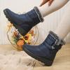 Lucyever 2024 новые водонепроницаемые зимние ботинки женские пары нескользящие зимние ботинки на платформе женские теплые длинные плюшевые ботильоны размер 44