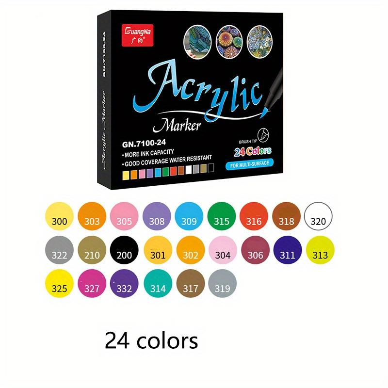 Набор маркеров 12-100 цветов с тонким и острым наконечником - профессиональные художественные маркеры для взрослых, идеально подходят для рисования, набросков, раскрашивания и анимации