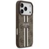 Guess 4G Printed Stripes MagSafe case for iPhone 17 Pro brown