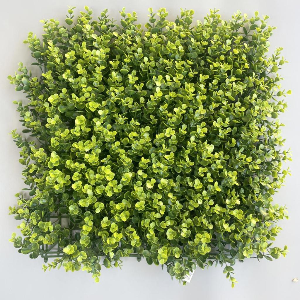 50×50cm Artificial Green Plant Wall - Plastic Vertical Garden, Fake Flower Wall, Synthetic Turf Background