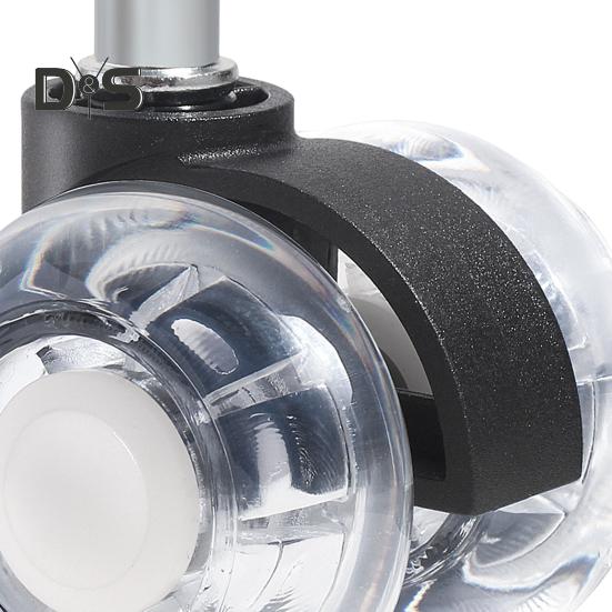 Колеса для офисного кресла Грузоподъемность 50 кг Простая установка Универсальная мебель Ролики для стульев Бесшумные запасные части для колес