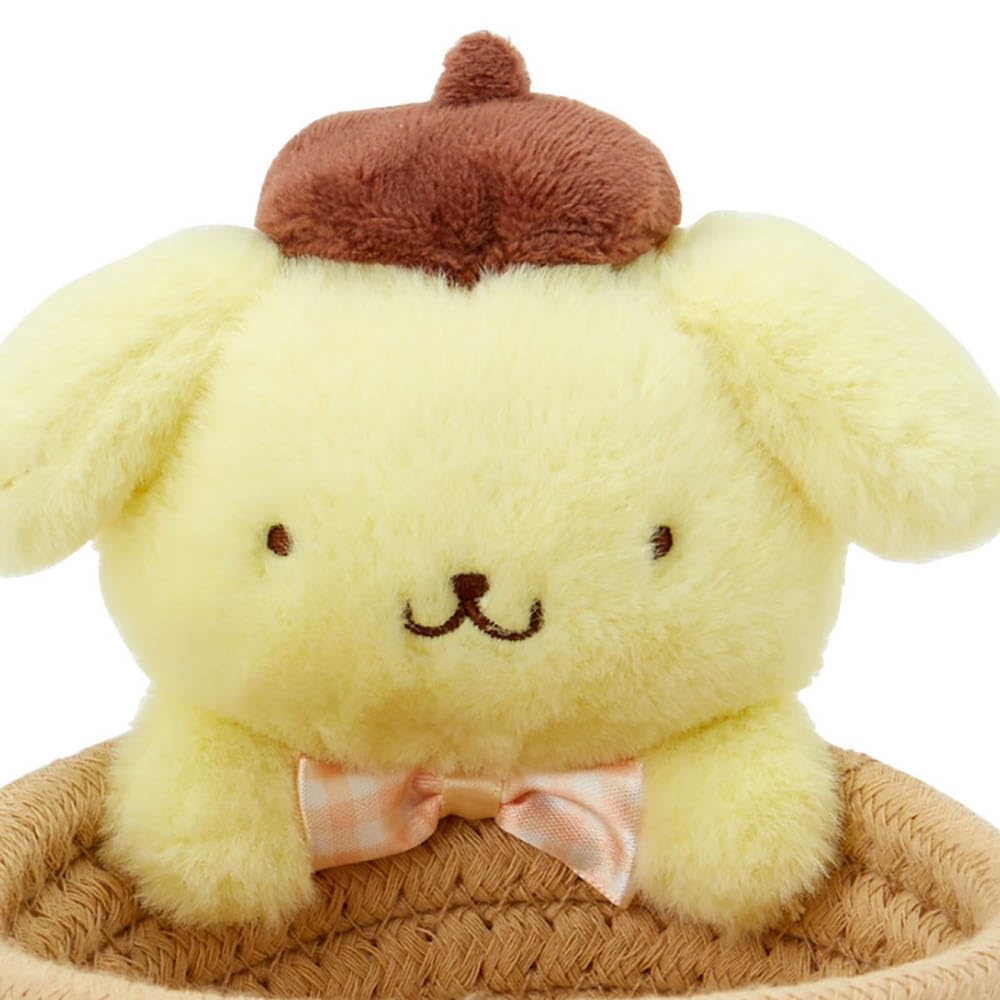 Sanrio Pompompurin Rope Basket with Mascot 886149 (Small)