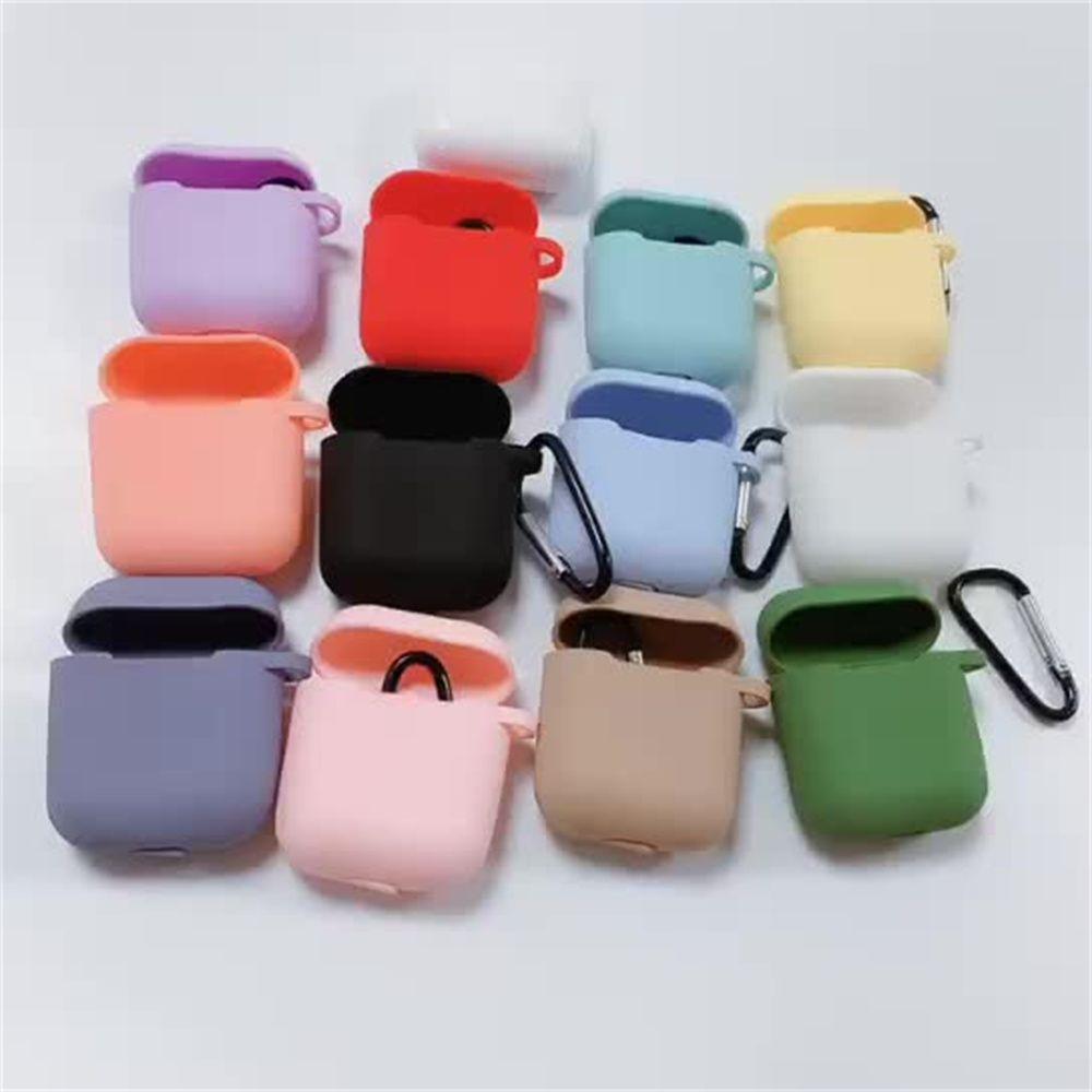 Silicone cover Wireless Charging Box Protective Silicone Cases Earphone Cover Earphone Case