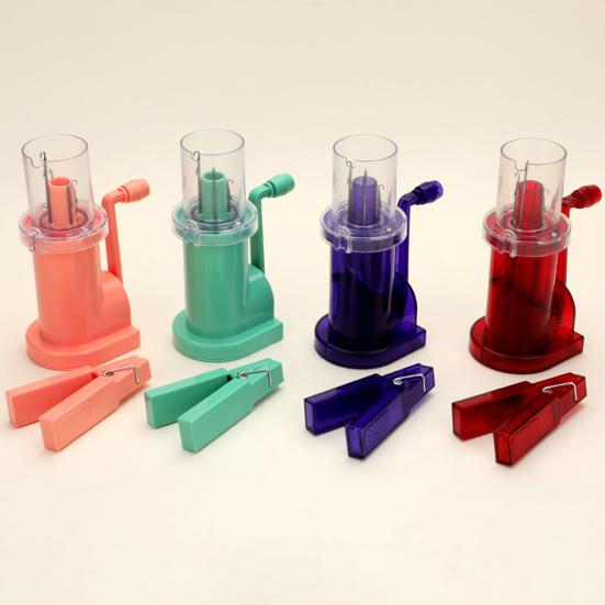 Ручная намотка шнура, компактный размер, эффективный органайзер для вязания шнура, портативная вязальная машина для самостоятельного изготовления катушек