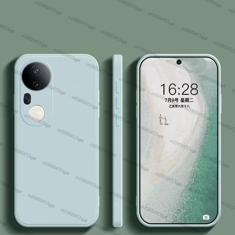 Для чехла Vivo T4 Ultra Для чехла Vivo T4 Ultra Мягкий жидкий силикон Конфетный цвет Чехол для телефона Для чехла Vivo T4 Ultra 6,67 дюйма