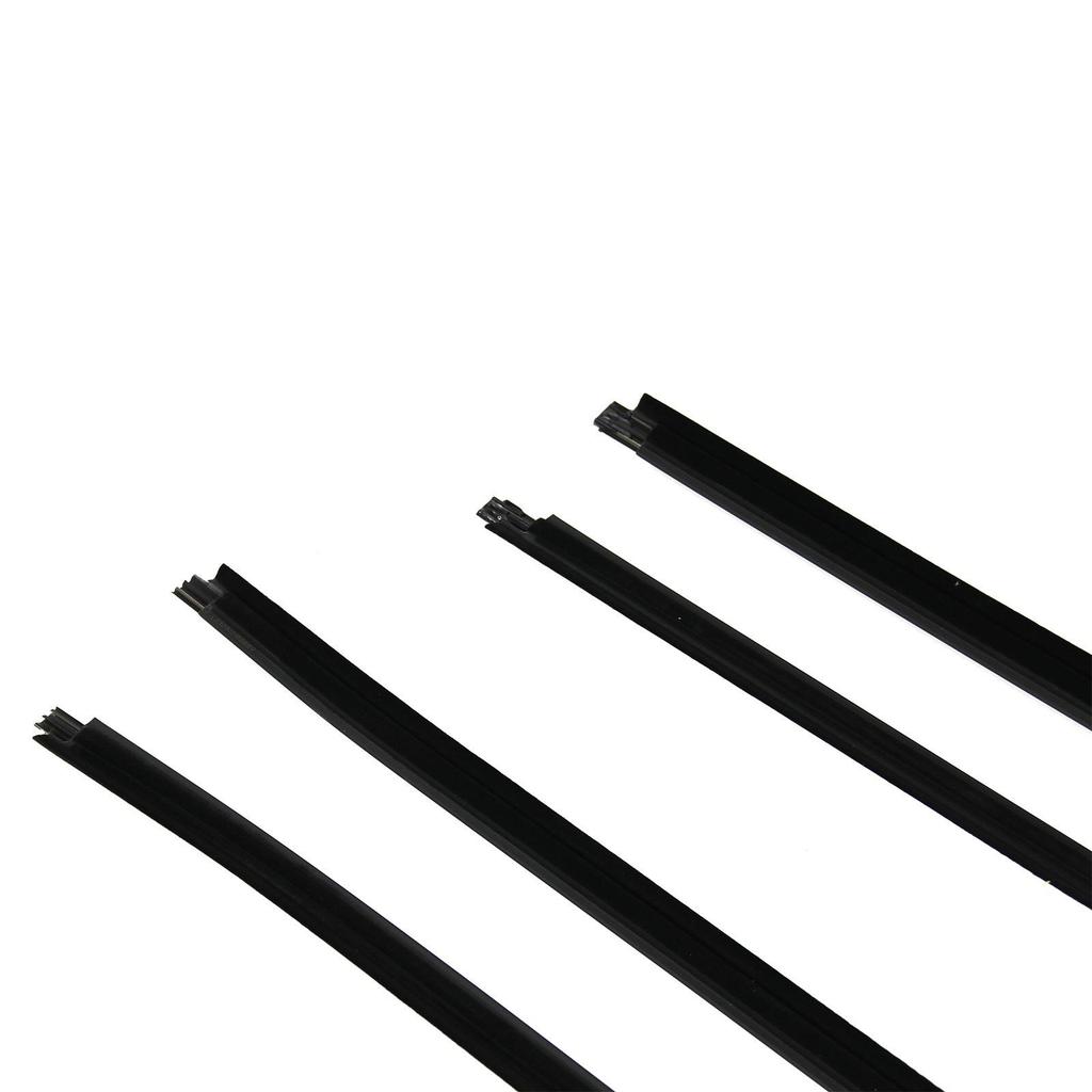 Совместимо с четырехдверными моделями Toyota Hilux 2016-2020 годов: Водонепроницаемая полоса-уплотнитель для наружной стороны окон и дверей