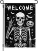 Skull Funny Valentines Day Garden Ags for Outside 12 X 18 Inch Double Sided Outdoor Halloween Decor Funny House Home Yard WZZ