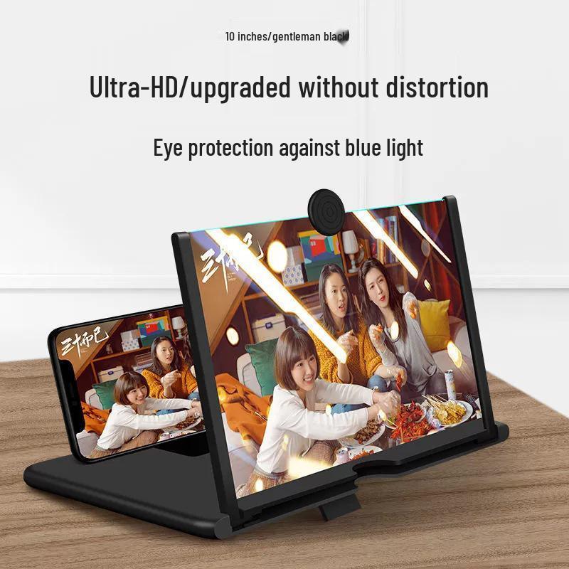 F3 Мобильный 3D HD Экранный Увеличитель и Растягиваемое Крепление для Телефона (10-12 дюймов)