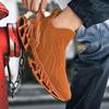 Summer Breathable Mesh Large Size Men's Shoes Trendy Mesh Shoes Men's Blade Running Shoes Sports Heightening Fly-woven Socks Trendy Shoes