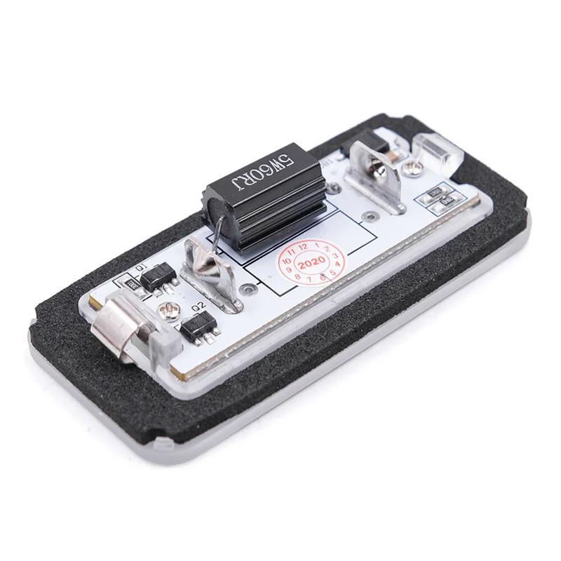 2x LED License Plate Light For Fiat 500 500C 2007 - 2016 Rear Car Number Plate Lamp Assembly CANbus Xenon White Car Light Parts