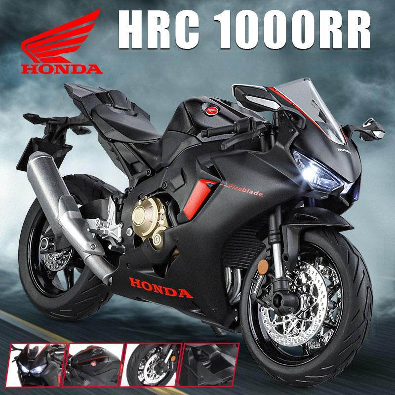 Большой размер Масштаб 1/9 Honda Dreamwing CBR 1000RR Сплав Модель мотоцикла Коллекция Официальная лицензия Мотоцикл Игрушка Миниатюра