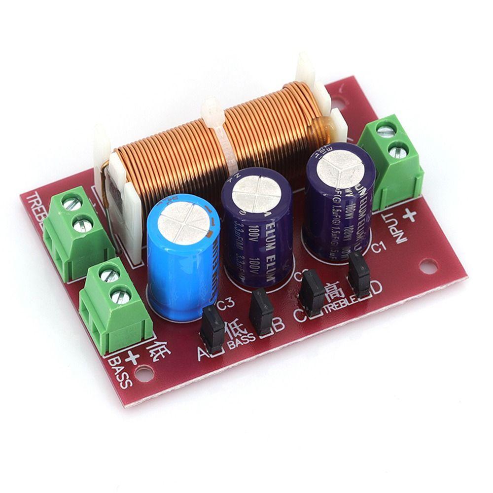 1Pcs 4-16ohm Impedance Frequency Divider HiFi Speaker Crossover Filter Full Range Audio DIY