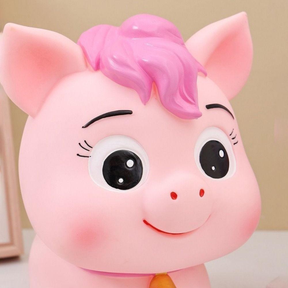 Unbreakable Horse Money Jar Cute Coin Saving Box Durable Piggy Money Box  Desktop Decor
