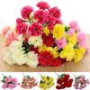 11Heads Fake Flower UV Resistant Bush Bouquet High Quality Artificial Carnation