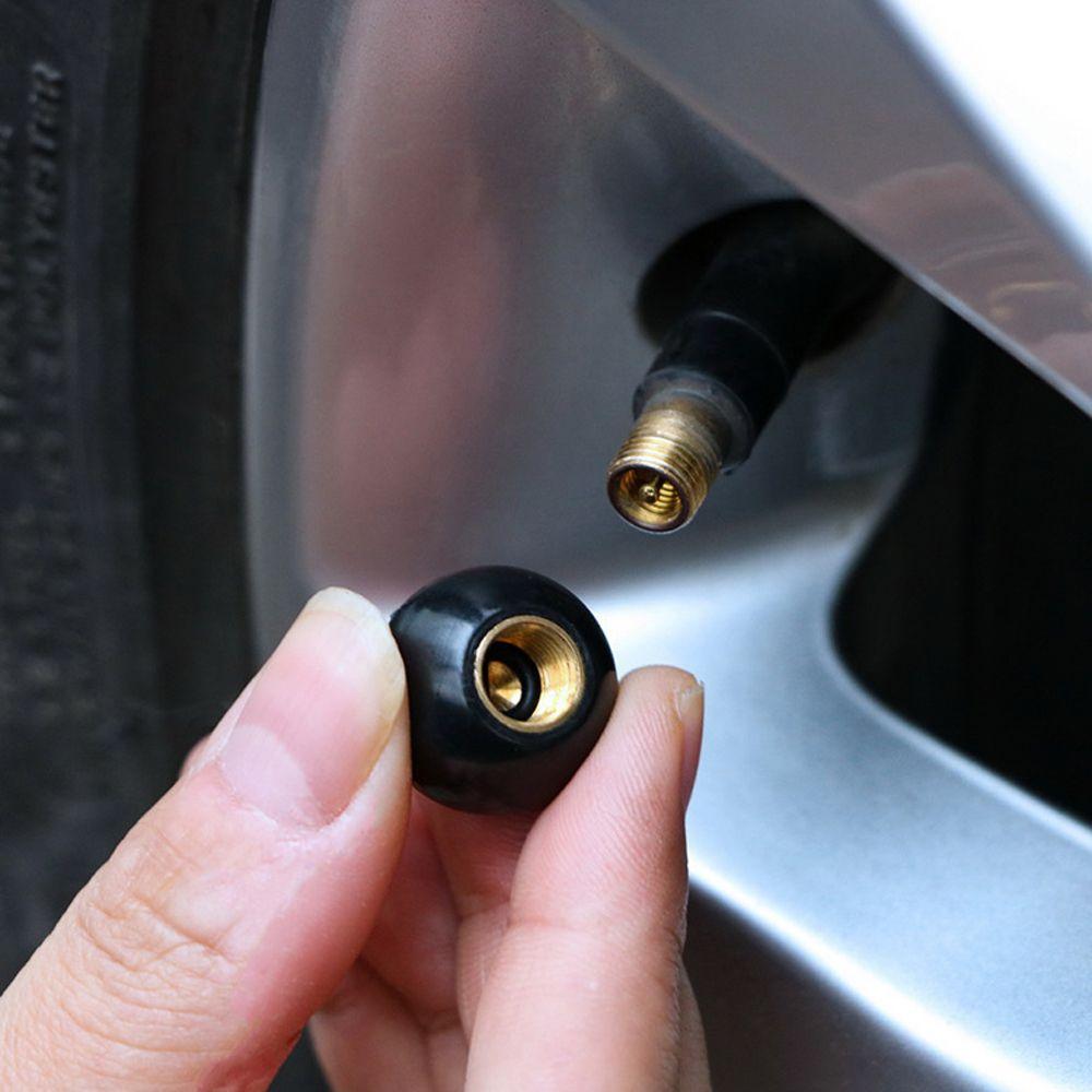 8 Ball" Billiards Dustproof Rustproof Tyre Stem Air Caps Wheel Caps Dust Cover Valve Stem Caps