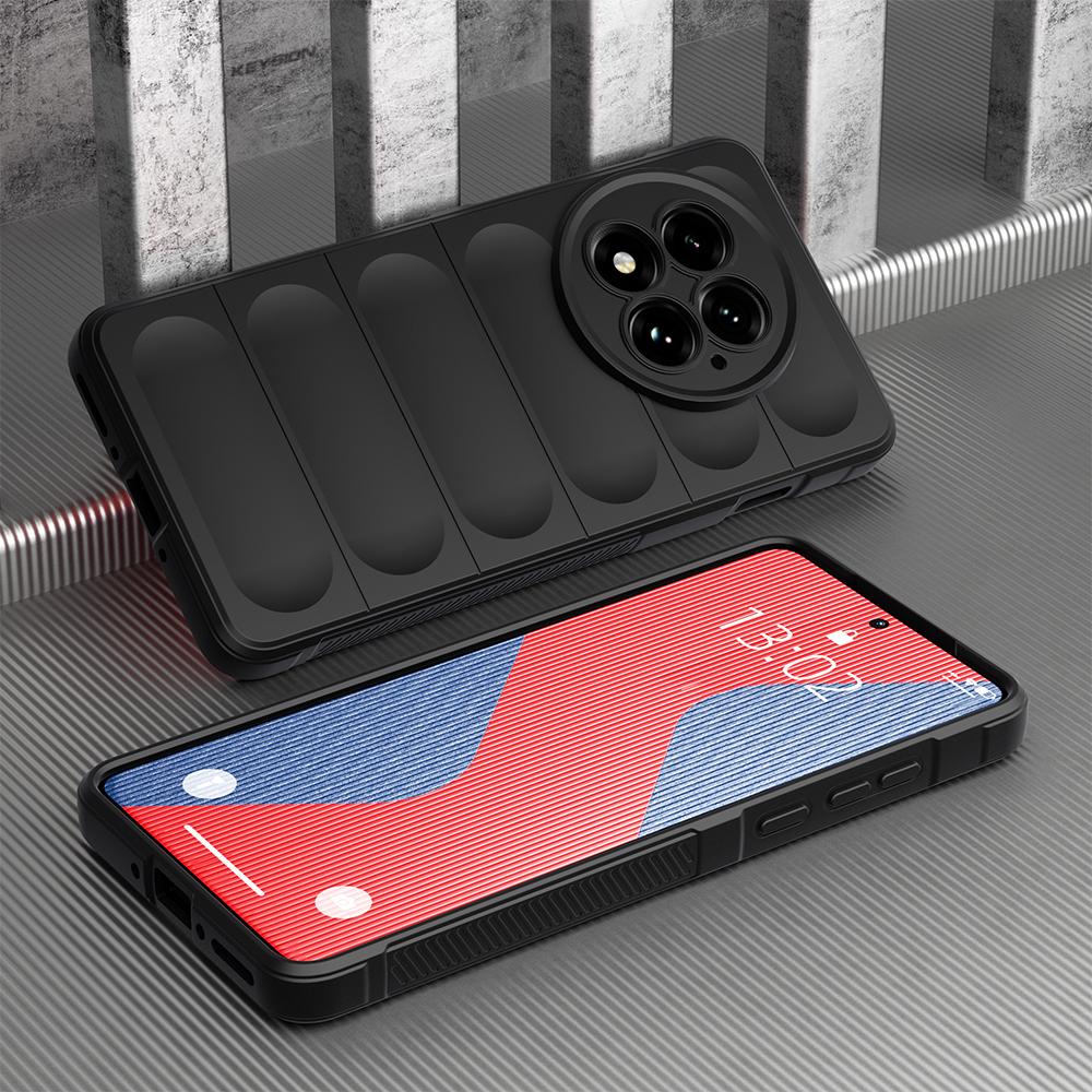 KEYSION Противоударный матовый чехол для OnePlus 13 5G Противоскользящий мягкий силиконовый чехол для задней панели телефона OnePlus 13 5G