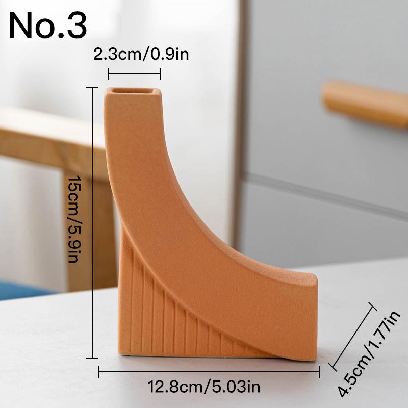 Абстрактная художественная ваза, настольные украшения, керамическая гидропонная ваза, цветочная композиция, домашний декор, украшение сада