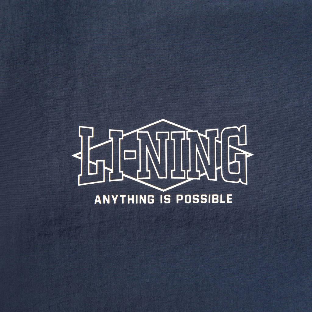 Li Ning Sports Lifestyle Series High Street American Vintage Casual Simple Solid Color Polo Letter Однобортная куртка унисекс AJDV079-1