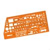 1:50 000 Scale Industrial Design Template Stencil Accessory Symbols