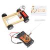 Деревянная DIY Сборка 4WD RC Машина на Радиоуправлении Модель Транспортного Средства Набор Детская Игрушка