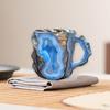1PC Mineral Crystal Coffee Mug Ins Drinking Water Cups Juice Resin Household Drinking Water With Handle Mug