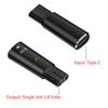 Type C to 2 Pin Powers Adapters USB C Plug to 2 Pin Female Charging Adapters,Connect USB to Shaver Converters