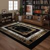 Black Golden Retro Style Carpets for Living Room Home Bedroom Decoration Luxury Large Area Rug Sofa Table Non-slip Floor Mat